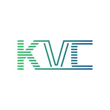 Modern KVC Logo Tasarımı. KVC İşletme Kimliği İçin Minimalist, Profesyonel ve Çok Yönlü Markalaştırma Simgesi