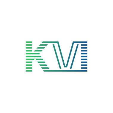 Modern KVI Logo Tasarımı. KVI Minimalist, Profesyonel ve Çok Yönlü İşletme Kimliği Simgesi