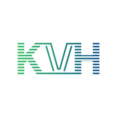 Modern KVH Logo Tasarımı. KVH Minimalist, Profesyonel ve Çok Yönlü İşletme Kimliği Simgesi