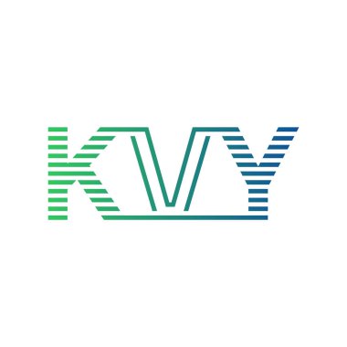 Modern KVY Logo Tasarımı. KVY Minimalist, Profesyonel ve Çok Yönlü İşletme Kimliği Simgesi