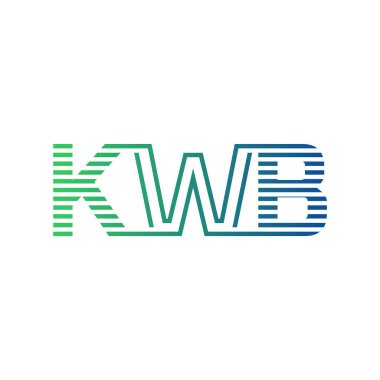 Modern KWB Logo Tasarımı. KWB Minimalist, Profesyonel ve İşletme Kimliği İçin Çok Yönlü Markalaştırma Simgesi