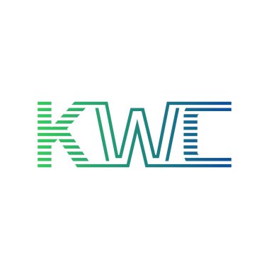 Modern KWC Logo Tasarımı. KWC İşletme Kimliği İçin Minimalist, Profesyonel ve Çok Yönlü Markalaştırma Simgesi