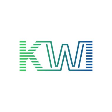 Modern KWI Logo Tasarımı. KWI Minimalist, Profesyonel ve Çok Yönlü İşletme Kimliği Simgesi