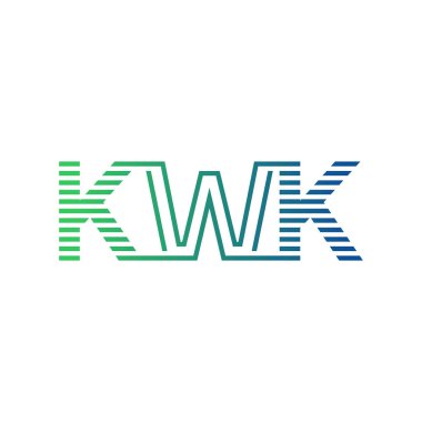 Modern KWK Logo Tasarımı. KWK İşletme Kimliği İçin Minimalist, Profesyonel ve Çok Yönlü Markalaştırma Simgesi