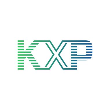Modern KXP Logo Tasarımı. İşletme Kimliği İçin KXP Minimalist, Profesyonel ve Çok Yönlü Markalaştırma Simgesi