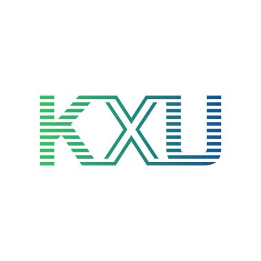 Modern KXU Logo Tasarımı. KXU Minimalist, Profesyonel ve Çok Yönlü İşletme Kimliği Simgesi