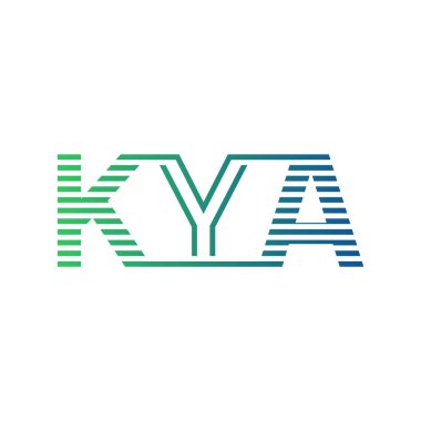Modern KYA Logo Tasarımı. KYA Minimalist, Profesyonel ve Çok Yönlü İşletme Kimliği Simgesi