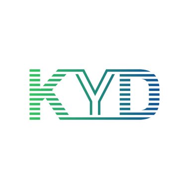 Modern KYD Logo Tasarımı. KYD Minimalist, Profesyonel ve Çok Yönlü İşletme Kimliği Simgesi