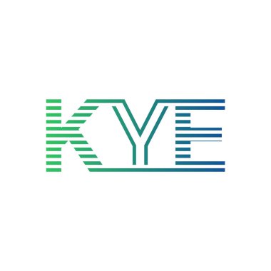 Modern KYE Logo Tasarımı. KYE Minimalist, Profesyonel ve Çok Yönlü İşletme Kimliği Simgesi