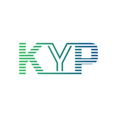 Modern KYP Logo Tasarımı. KYP Minimalist, Profesyonel ve İşletme Kimliği İçin Çok Yönlü Markalaştırma Simgesi