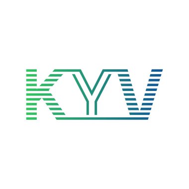 Modern KYV Logo Tasarımı. KYV Minimalist, Profesyonel ve Çok Yönlü İşletme Kimliği Simgesi