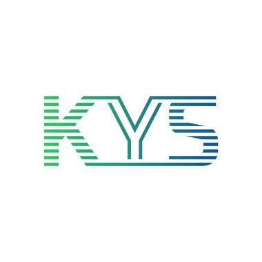 Modern KYS Logo Tasarımı. İş Kimliği için KYS Minimalist, Profesyonel ve Çok Yönlü Markalaştırma Simgesi