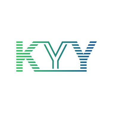 Modern KYY Logo Tasarımı. KYY Minimalist, Profesyonel ve Çok Yönlü İşletme Kimliği Simgesi