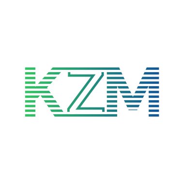 Modern KZM Logo Tasarımı. KZM 'nin Minimalist, Profesyonel ve Çok Yönlü İşletme Kimliği Simgesi