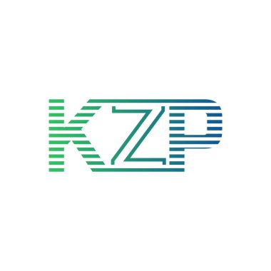 Modern KZP Logo Tasarımı. KZP 'nin Minimalist, Profesyonel ve Çok Yönlü İşletme Kimliği Simgesi