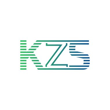 Modern KZS Logo Tasarımı. İş Kimliği için KZS Minimalist, Profesyonel ve Çok Yönlü Markalaştırma Simgesi