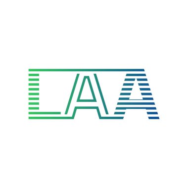 Modern Los Angeles Logo Tasarımı. LAA Minimalist, Profesyonel ve İşletme Kimliği İçin Çok Yönlü Markalaştırma Simgesi