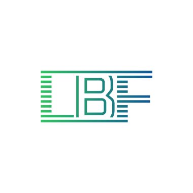 Modern LBF Logo Tasarımı. İş Kimliği için LBF Minimalist, Profesyonel ve Çok Yönlü Markalaştırma Simgesi