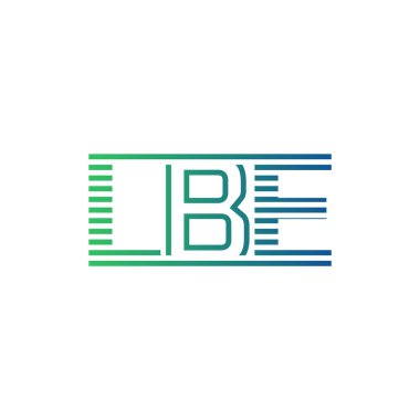 Modern LBE Logo Tasarımı. LBE Minimalist, Profesyonel ve Çok Yönlü İşletme Kimliği Simgesi