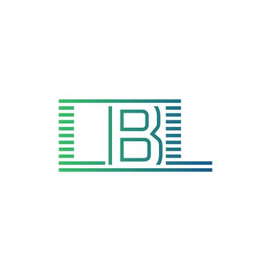 Modern LBL Logo Tasarımı. İş Kimliği için LBL Minimalist, Profesyonel ve Çok Yönlü Markalaştırma Simgesi