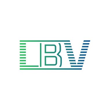 Modern LBV Logo Tasarımı. LBV Minimalist, Profesyonel ve Çok Yönlü İşletme Kimliği Simgesi