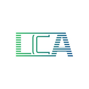Modern LCA Logo Tasarımı. İş Kimliği için LCA Minimalist, Profesyonel ve Çok Yönlü Markalaştırma Simgesi