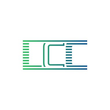 Modern LCC Logo Tasarımı. Harf LCC İş Kimliği Minimalist, Profesyonel ve Çok Yönlü Markalaştırma Simgesi