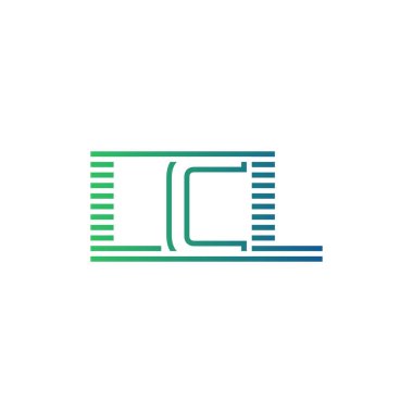 Modern LCL Logo Tasarımı. İş Kimliği için LCL Minimalist, Profesyonel ve Çok Yönlü Markalaştırma Simgesi