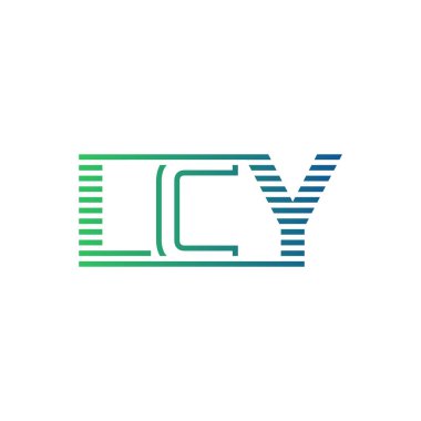 Modern LCY Logo Design. Letter LCY Minimalist, Professional, and Versatile Branding Icon for Business Identity clipart