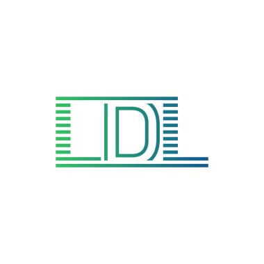 Modern LDL Logo Tasarımı. LDL Minimalist, Profesyonel ve İşletme Kimliği İçin Çok Yönlü Markalaştırma Simgesi