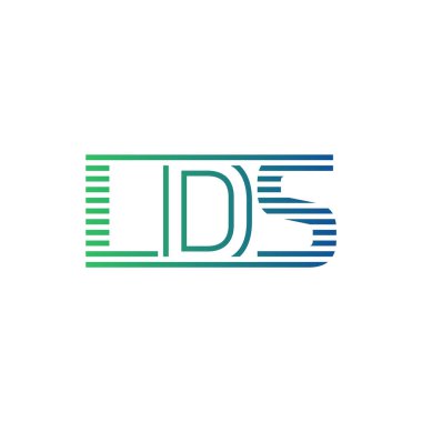 Modern LDS Logo Tasarımı. LDS Minimalist, Profesyonel ve Çok Yönlü İşletme Kimliği Simgesi