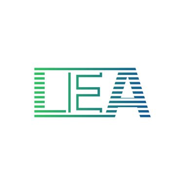 Modern LEA Logo Tasarımı. LEA Minimalist, Profesyonel ve İş Kimliği için Çok Yönlü Markalaştırma Simgesi