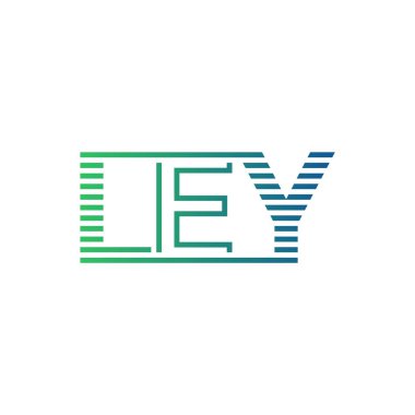 Modern LEY Logo Tasarımı. LEY Minimalist, Profesyonel ve İş Kimliği için Çok Yönlü Markalaştırma Simgesi