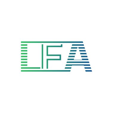 Modern LFA Logo Tasarımı. İş Kimliği için LFA Minimalist, Profesyonel ve Çok Yönlü Markalaştırma Simgesi