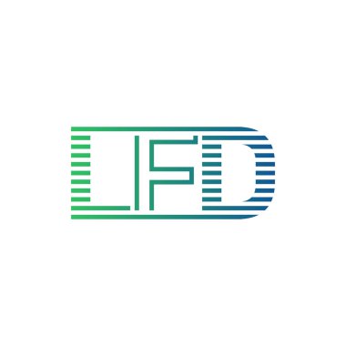 Modern LFD Logo Tasarımı. LFD Minimalist, Profesyonel ve Çok Yönlü İşletme Kimliği Simgesi