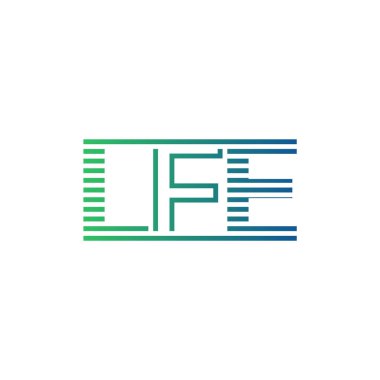 Modern LFE Logo Tasarımı. İş Kimliği için LFE Minimalist, Profesyonel ve Çok Yönlü Markalaştırma Simgesi