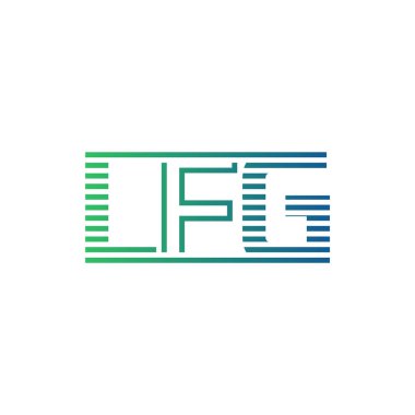 Modern LFG Logo Tasarımı. LFG Minimalist, Profesyonel ve Çok Yönlü İşletme Kimliği Simgesi