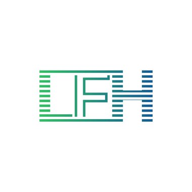 Modern LFH Logo Design. Letter LFH Minimalist, Professional, and Versatile Branding Icon for Business Identity clipart