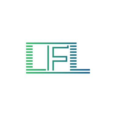 Modern LFL Logo Tasarımı. İş Kimliği için LFL Minimalist, Profesyonel ve Çok Yönlü Markalaştırma Simgesi