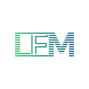 Modern LFM Logo Tasarımı. LFM Minimalist, Profesyonel ve Çok Yönlü İşletme Kimliği Simgesi