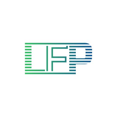Modern LFP Logo Tasarımı. LFP Minimalist, Profesyonel ve Çok Yönlü İşletme Kimliği Simgesi