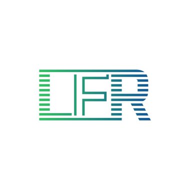 Modern LFR Logo Tasarımı. LFR Minimalist, Profesyonel ve İşletme Kimliği İçin Çok Yönlü Markalaştırma Simgesi