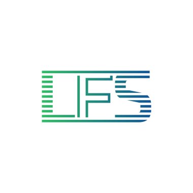 Modern LFS Logo Tasarımı. İş Kimliği için LFS Minimalist, Profesyonel ve Çok Yönlü Markalaştırma Simgesi