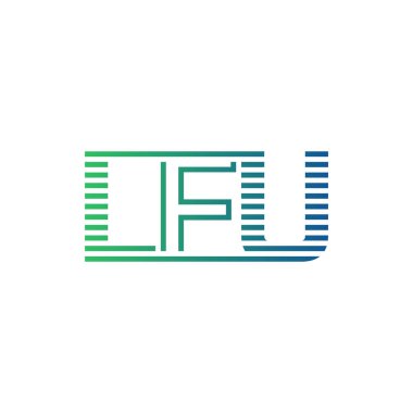 Modern LFU Logo Tasarımı. LFU Minimalist, Profesyonel ve Çok Yönlü İşletme Kimliği Simgesi
