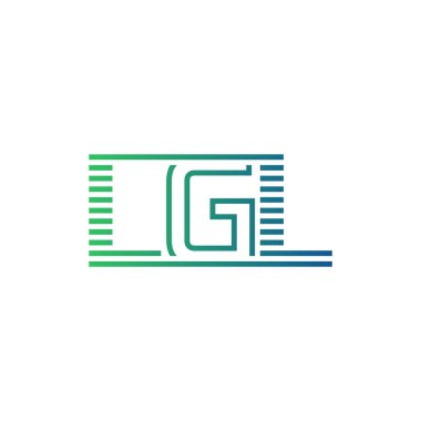 Modern LGL Logo Tasarımı. İş Kimliği için LGL Minimalist, Profesyonel ve Çok Yönlü Markalaştırma Simgesi