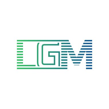 Modern LGM Logo Tasarımı. Harf LGM İşletme Kimliği Minimalist, Profesyonel ve Çok Yönlü Markalaştırma Simgesi