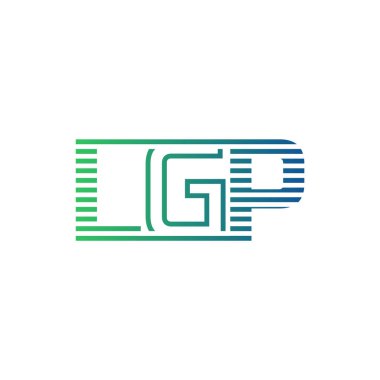 Modern LGP Logo Tasarımı. LGP Minimalist, Profesyonel ve Çok Yönlü İşletme Kimliği Simgesi