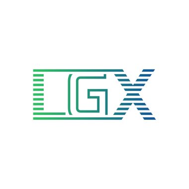 Modern LGX Logo Tasarımı. İş Kimliği için LGX Minimalist, Profesyonel ve Çok Yönlü Markalaştırma Simgesi