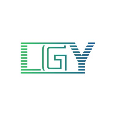 Modern LGY Logo Design. Letter LGY Minimalist, Professional, and Versatile Branding Icon for Business Identity clipart