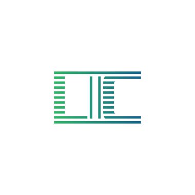 Modern LIC Logo Tasarımı. LIC Minimalist, Profesyonel ve İş Kimliği için Çok Yönlü Markalaştırma Simgesi